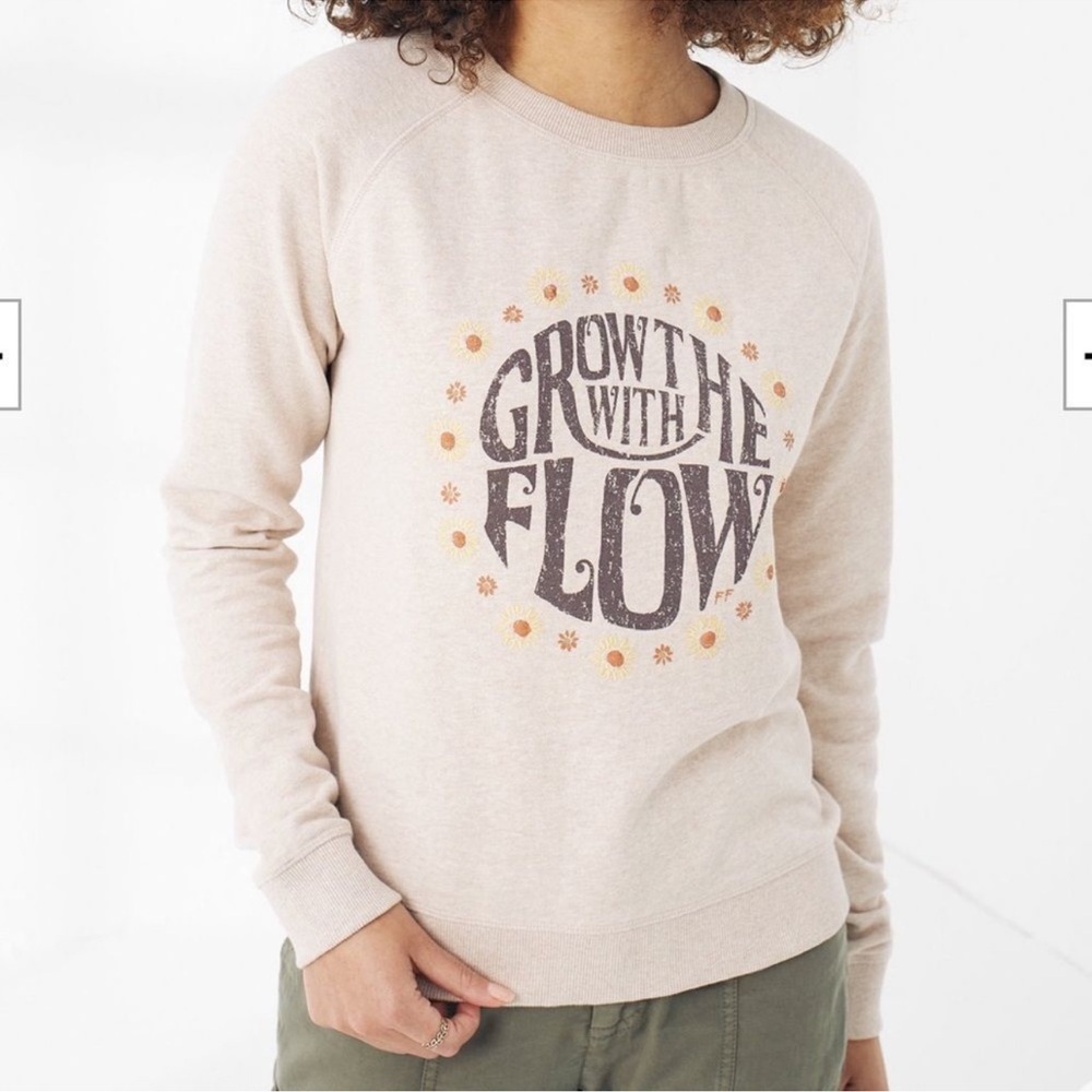 Fat Face “Grow with the flow” sweatshirt size 10